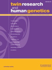 Twin Research and Human Genetics